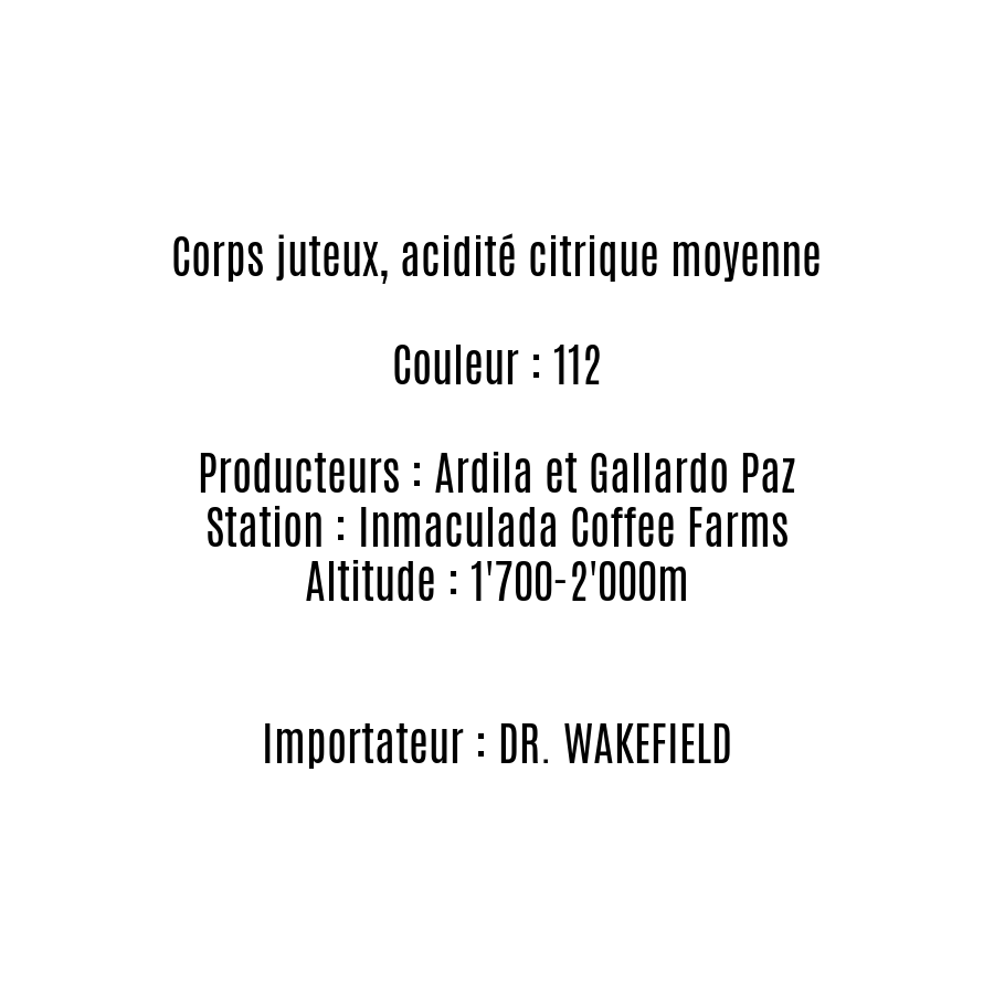 GALLARDITO - Colombie - Filtre