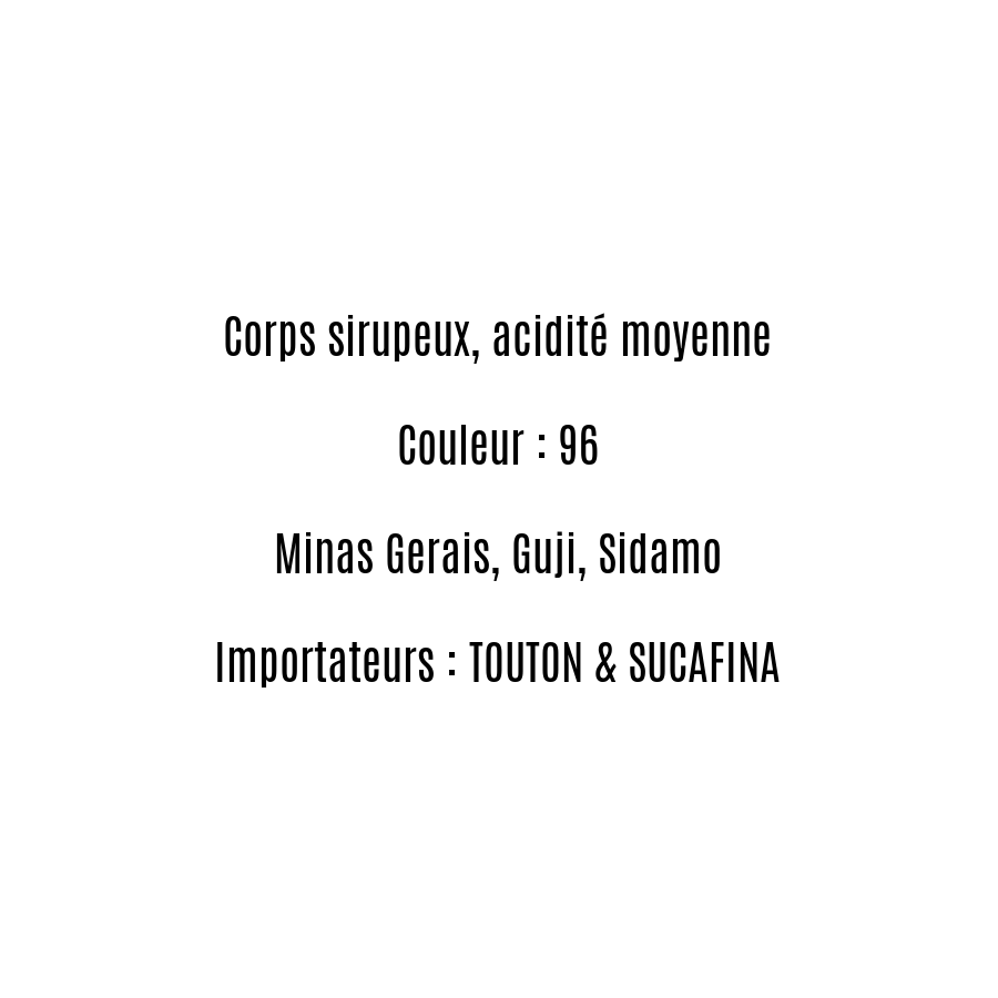 MISTY BLEND - Brésil & Ethiopie - Espresso