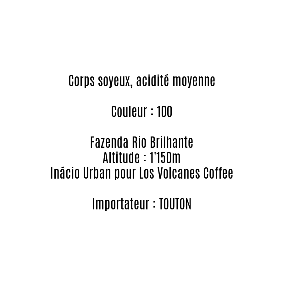 MORANGO - Brésil - Espresso
