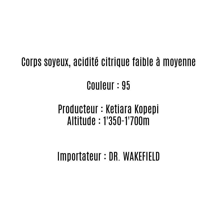 SUMATRA HUTAN - Indonésie - Espresso